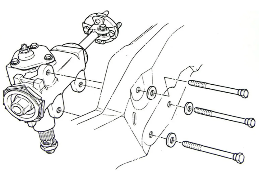 GM Steering Box Bolt Kit